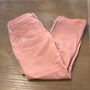 Peach Straight Leg Jeans